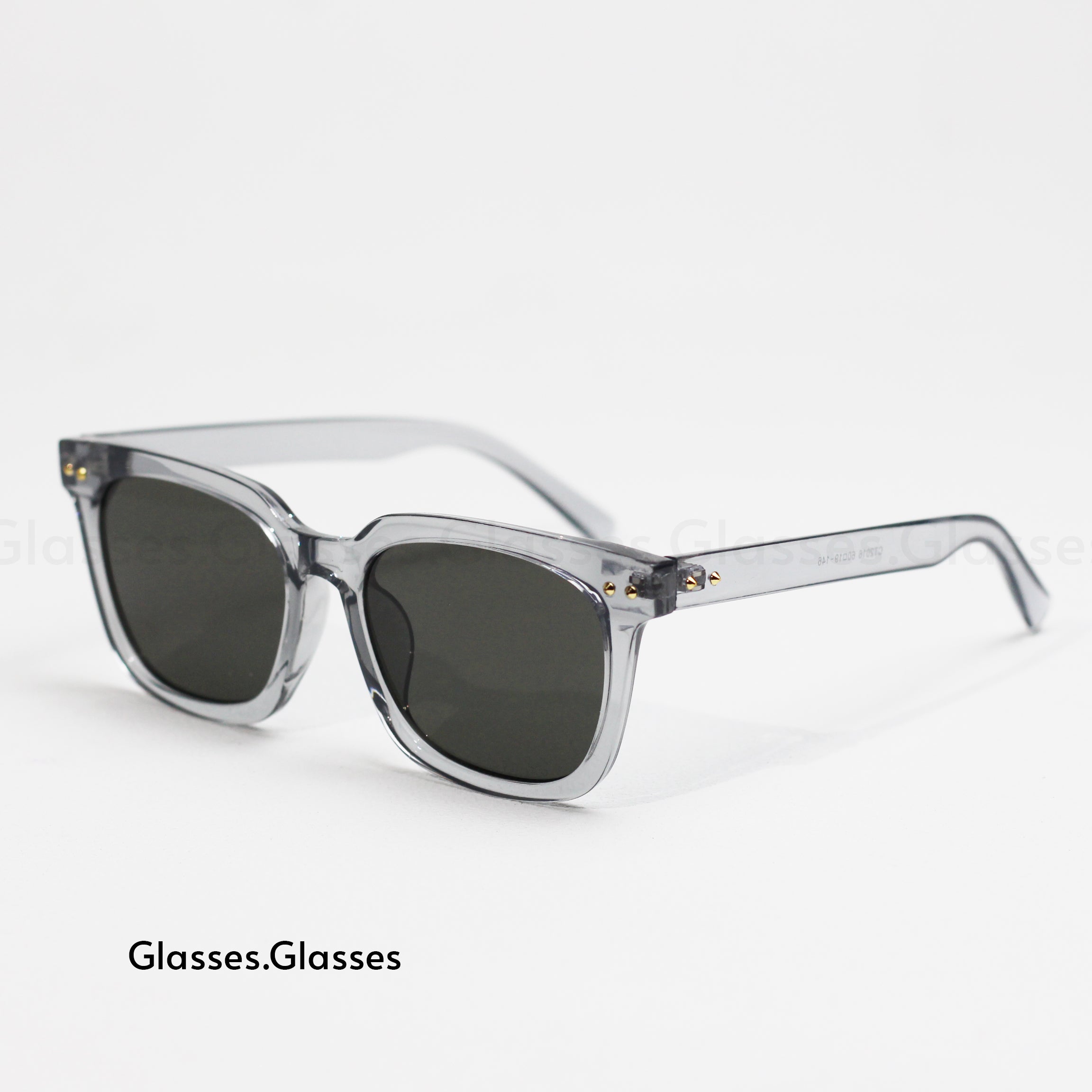 Smoke Kull - Plastic Frame Square Glasses