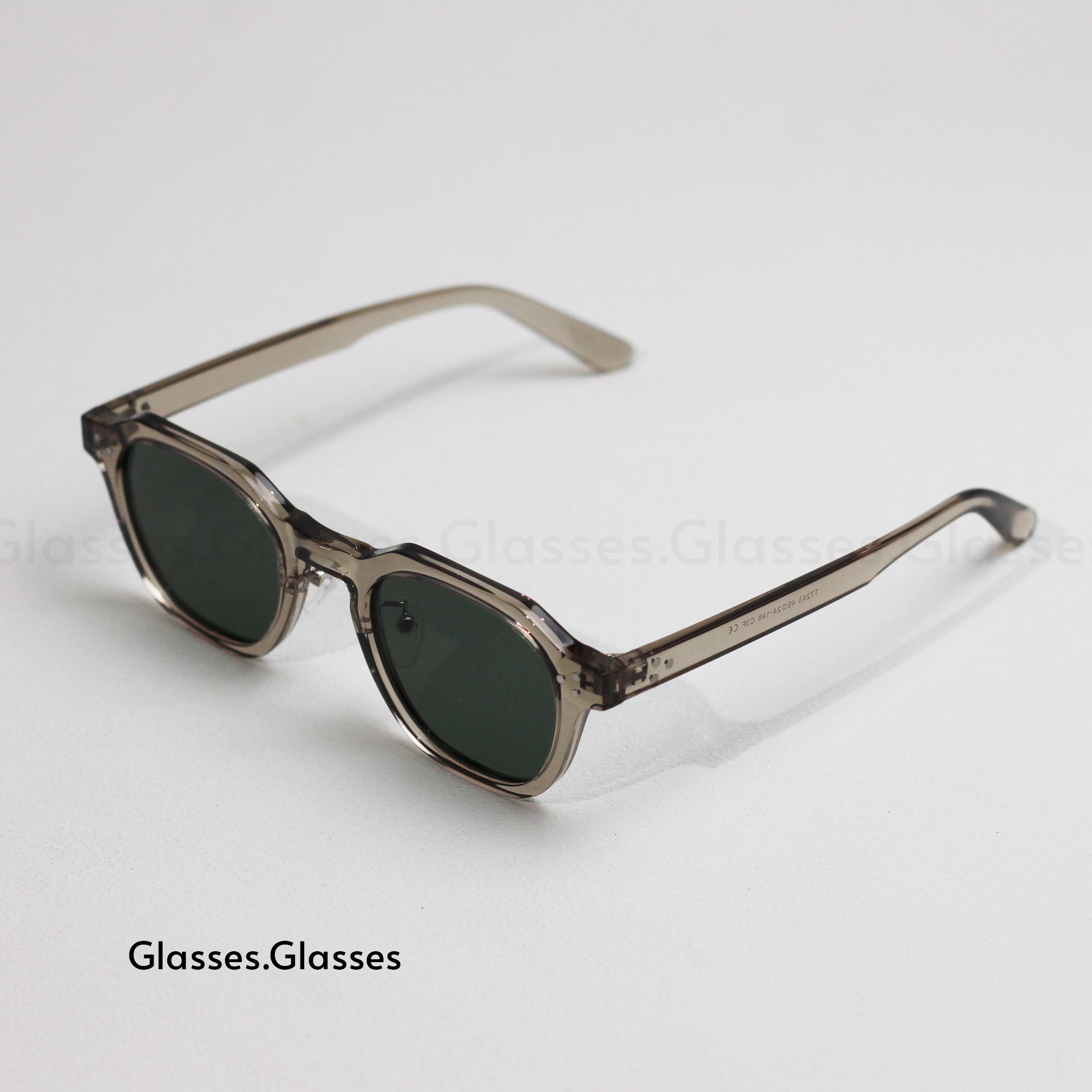 Jin X - Plastic Titanium Frame Square Glasses