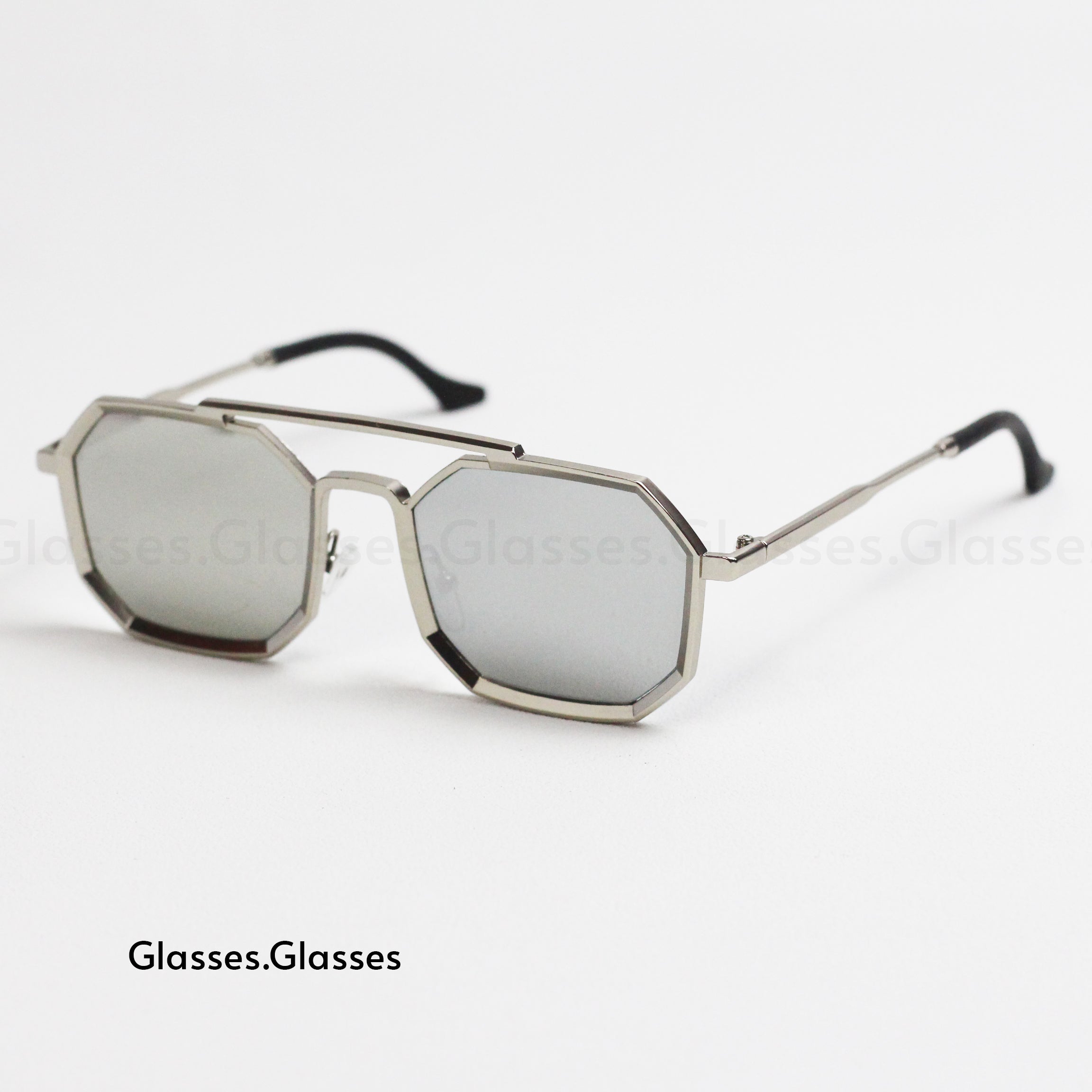 Jazmine -  Polygon Metal Frame Square Glasses