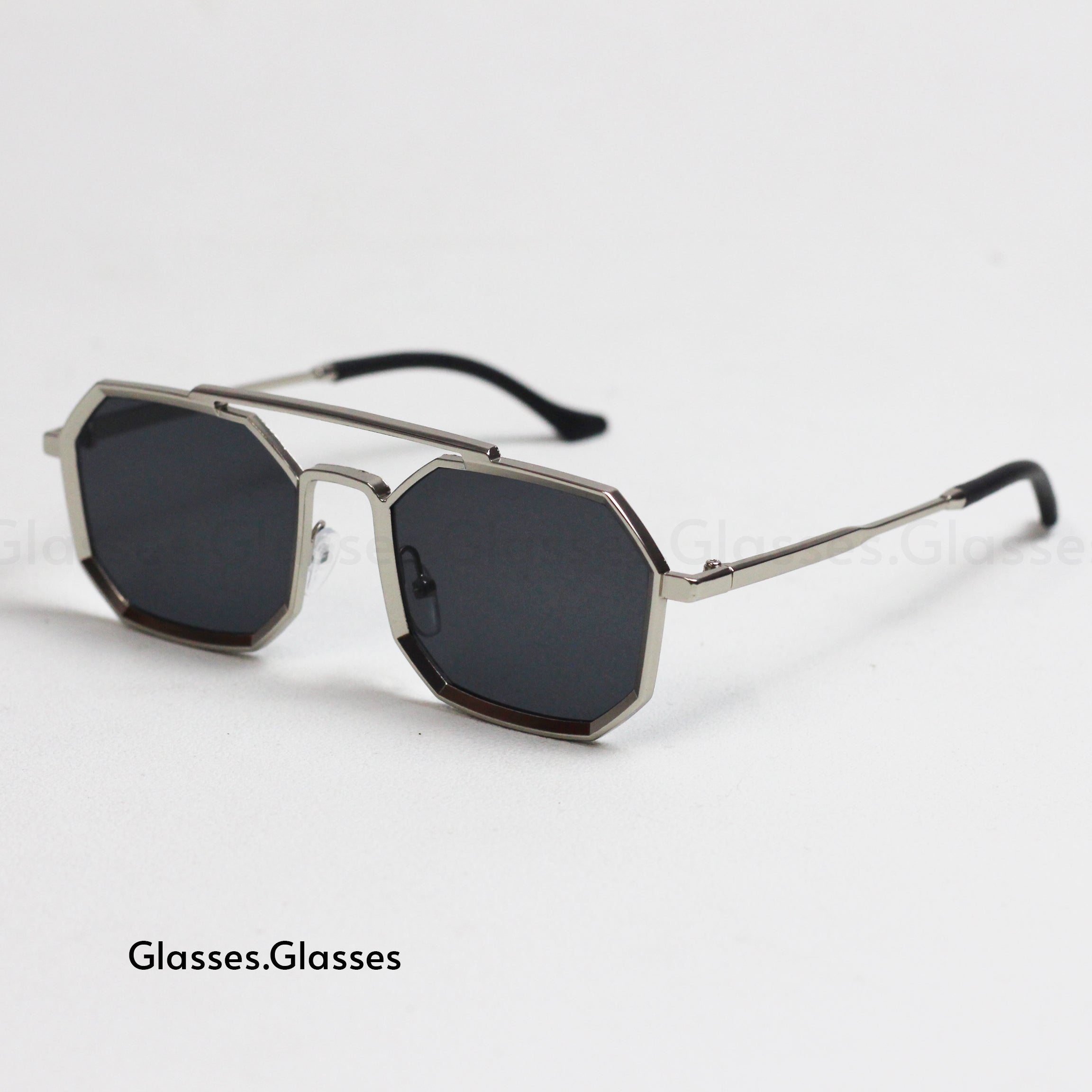 Jazmine - Polygon Metal Frame Square Glasses