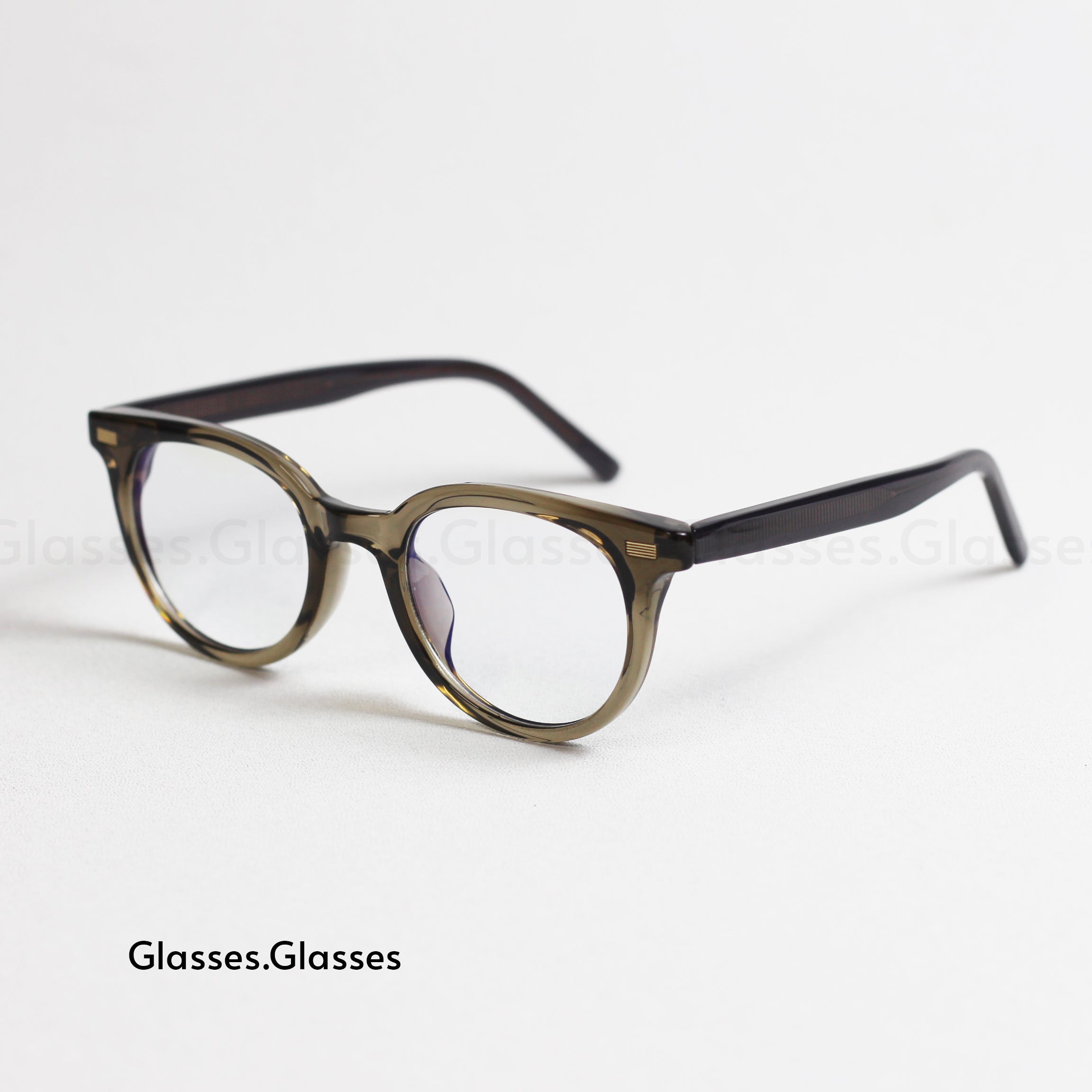 Stanley - Plasic Frame Oval Glasses
