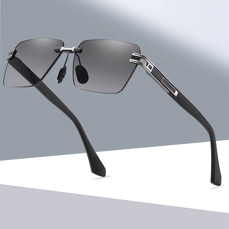 Luxe Metal Frame Polarized Square