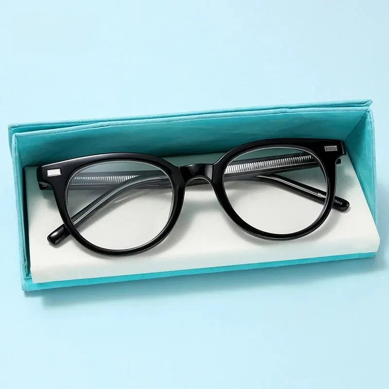 Stanley - Plasic Frame Oval Glasses