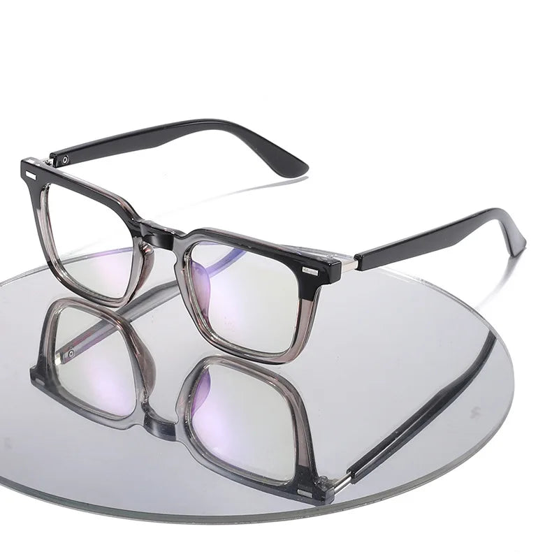 Augustus - Metal Frame Square Glasses