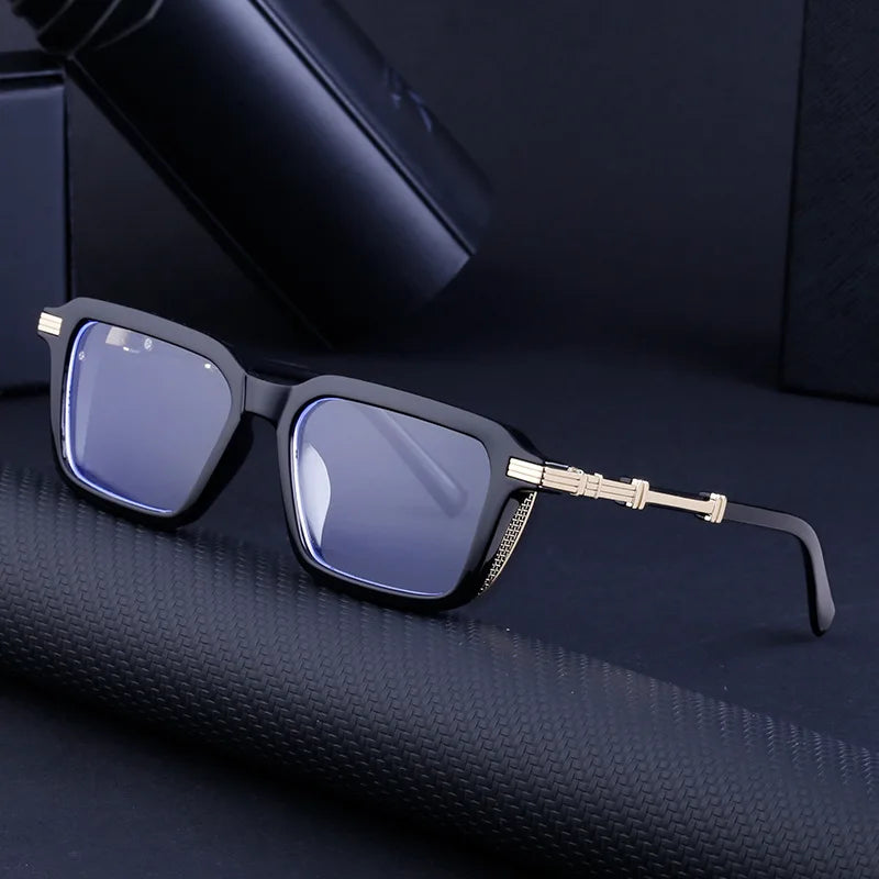 Grandeur Metal Frame Rectangle Sunglasses